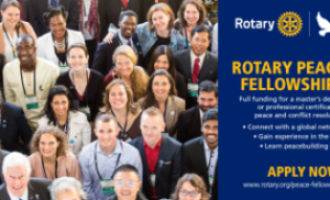 Rotary Peace Fellowship Program 2023-2024 for Leaders Worldwide (Fully-funded)