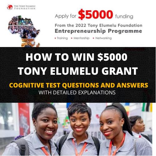 How to win $5000 Tony Elumelu Entrepreneurship Programme