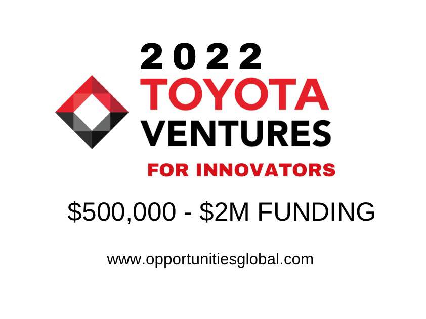 Toyota Ventures Call for Innovators