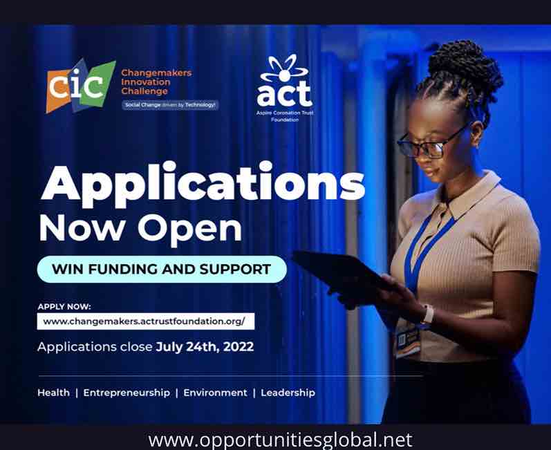 ACT Foundation Change Makers Innovation Challenge 2022