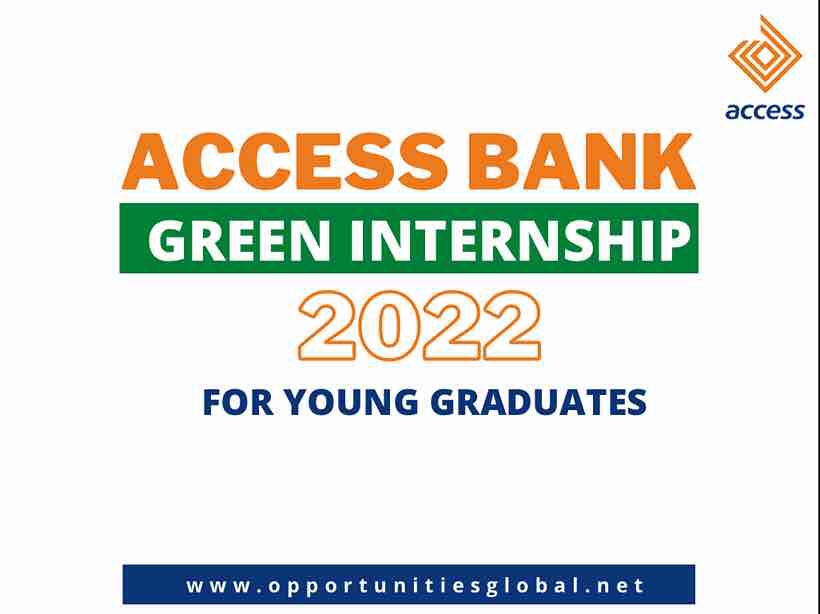 access bank green internship