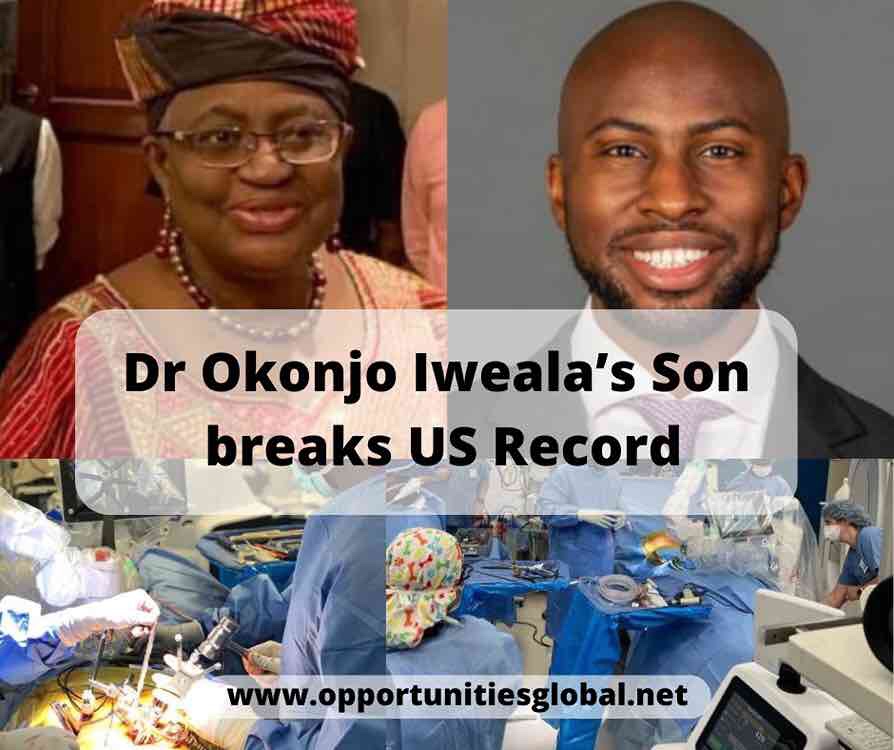 doctor okonjo iweala son breaks us record