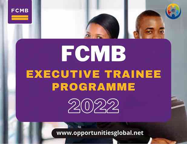 fcmb executive trainee programme