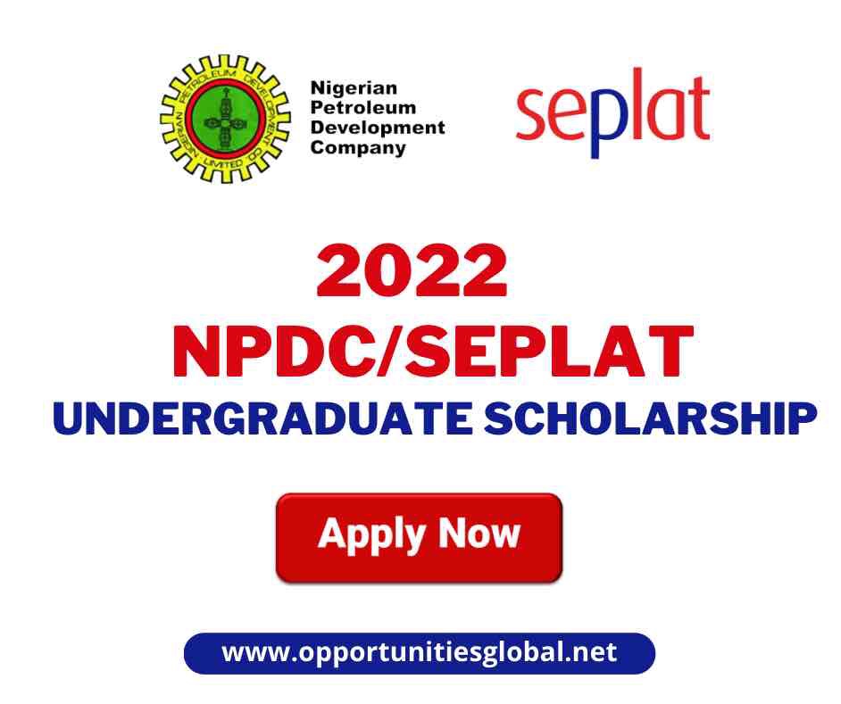 npdc:seplat undergraduate scholarship for nigerian students