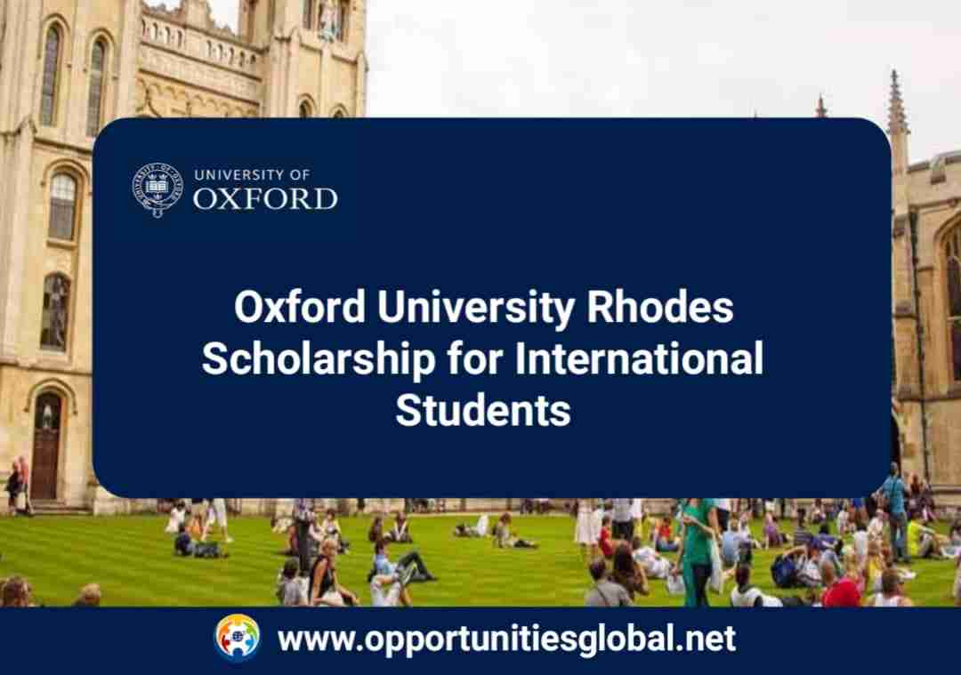 Oxford University Rhodes Scholarship for International Students 1