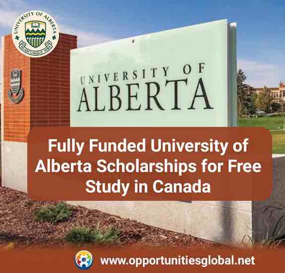 fully funded university of alberta scholarships for free study in canada