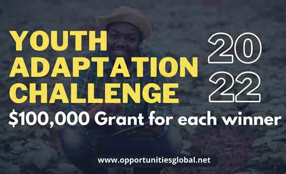 youth adaptation solutions challenge 2022 for african entrepreneurs
