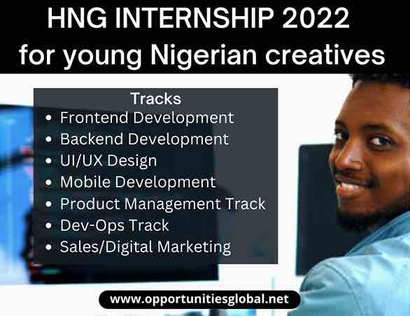 hng internship 2022 for young nigerian creatives