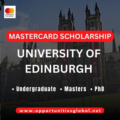MasterCard Scholarship at University of Edinburgh