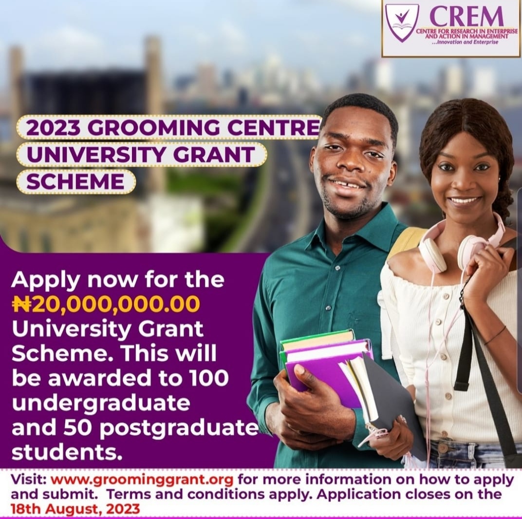 Grooming Centre University Grant Scheme