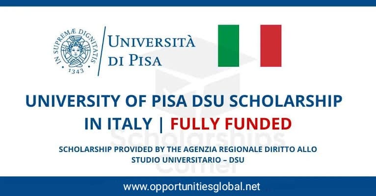 University of Pisa DSU Scholarship in Italy