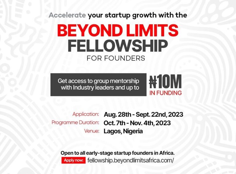 Beyond Limits Fellowship for Founders