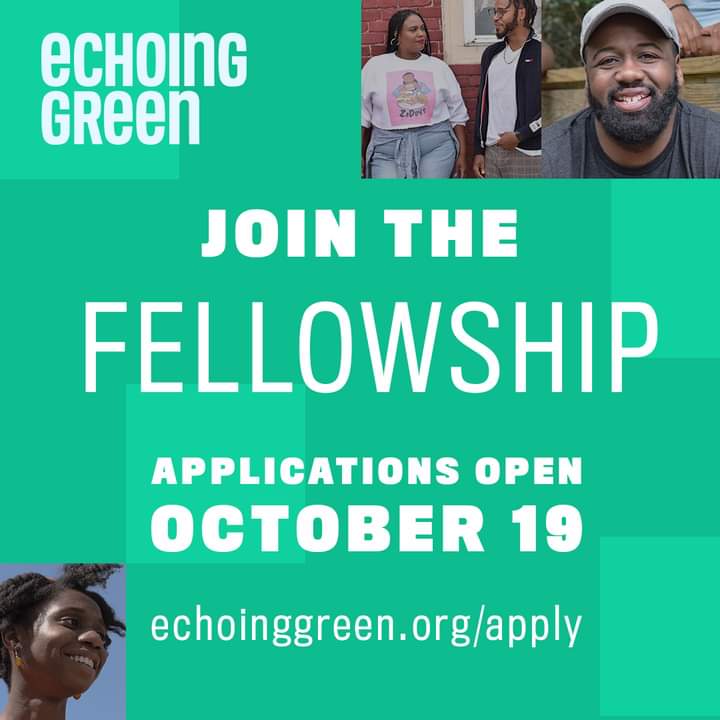 Apply for Echoing Green Fellowship 2024 (funded)