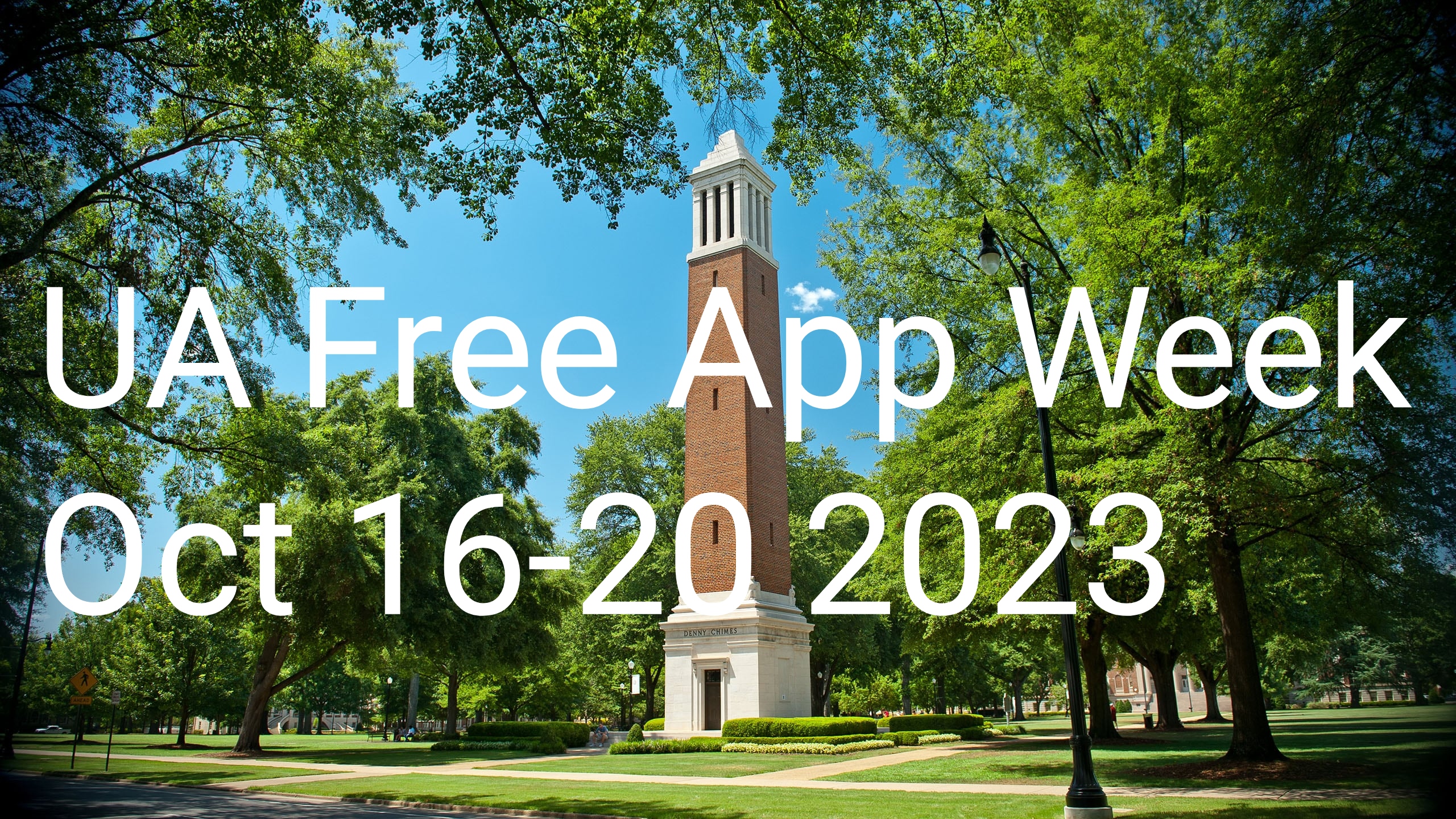 University of Alabama Free App Week