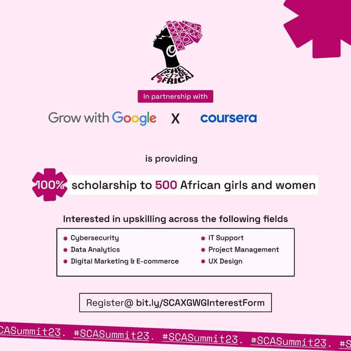 She Code Africa and Google Scholarship