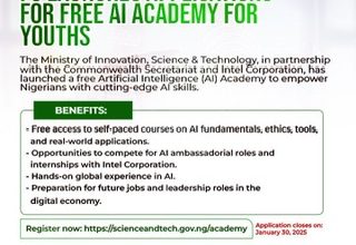 Call For Applications AI Academy For Young Nigerians