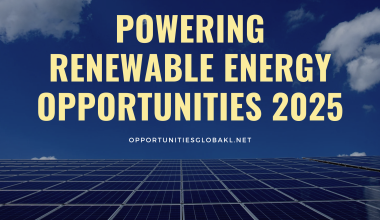 POWERING RENEWABLE ENERGY OPPORTUNITIES 2025